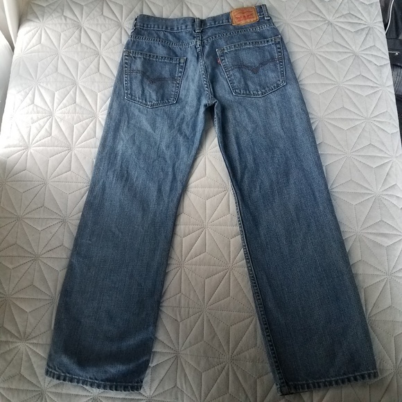 VTG LEVIS Soft Faded Straight Denim JEANS 28 x 28 - Picture 5 of 8